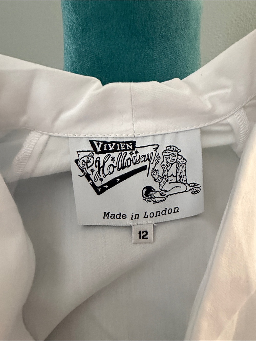 Vivien of Holloway white raglan blouse sz UK 12 / US M - Picture 2 of 4